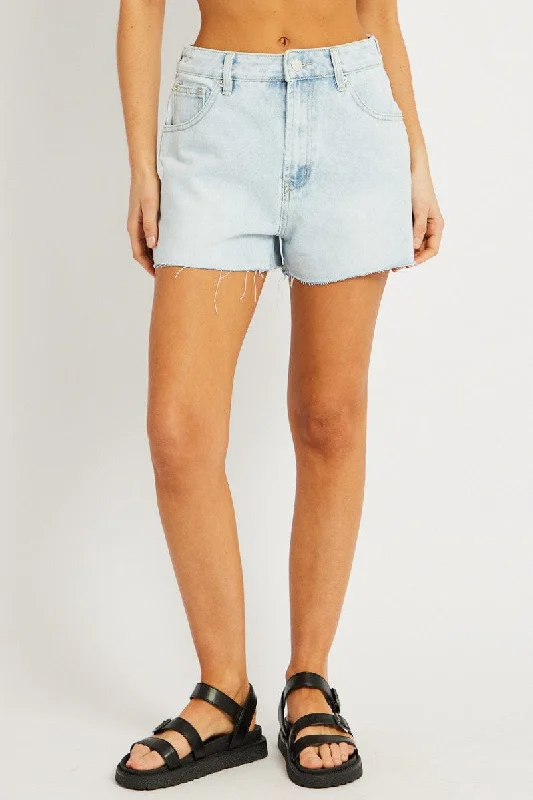 Denim Relaxed Short High Rise