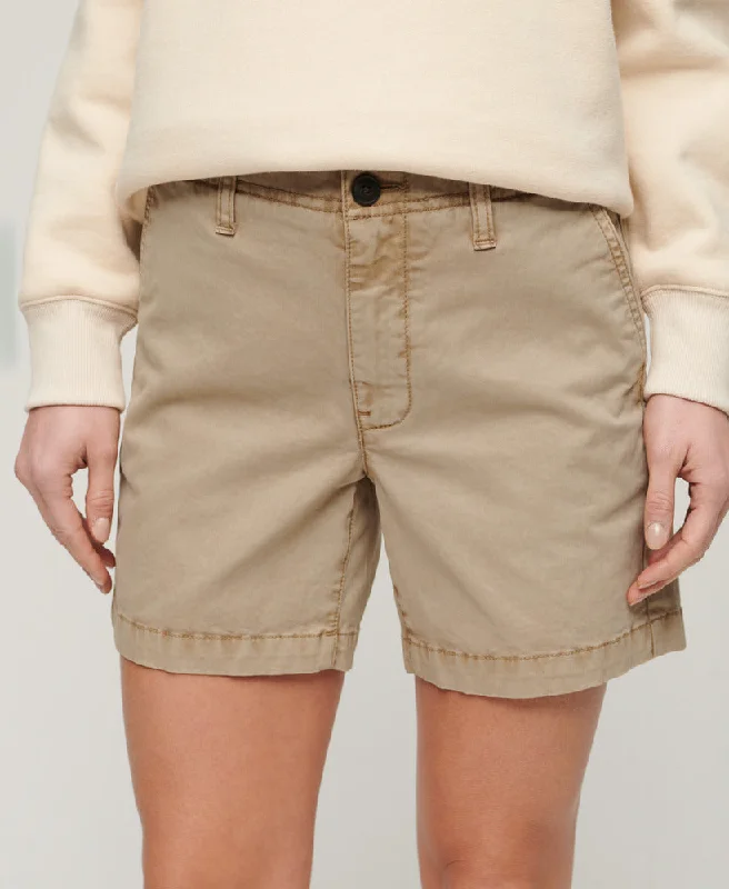 Classic Chino Shorts | Stonewash Taupe Brown