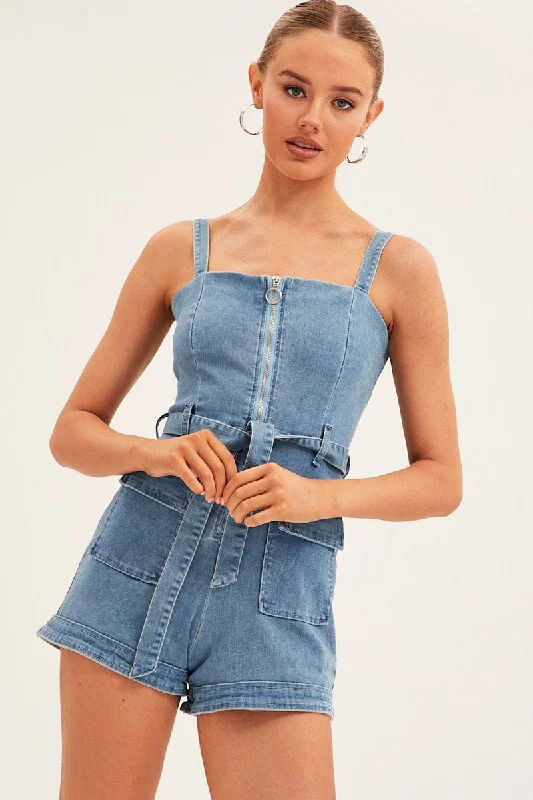 Blue Denim Overall