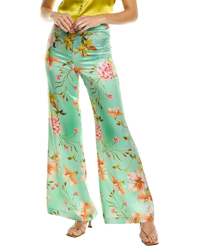 ADRIANA IGLESIAS Misty Garden Silk Pant