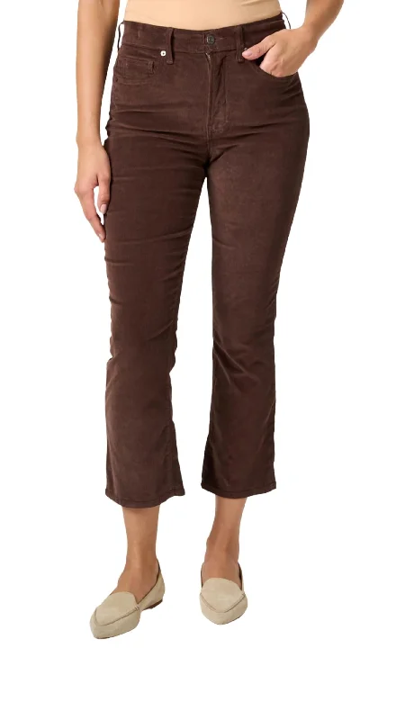 Carly Corduroy Pant In Brown