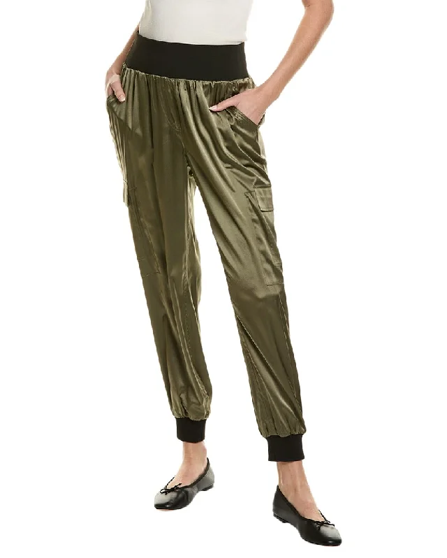 Go> by GoSilk Aviator Silk-Blend Pant