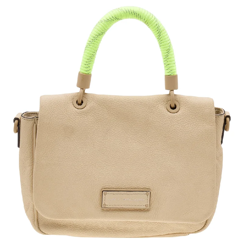 Marc By Marc Jacobs /neon Leather Novelty Too Hot To Handle Top Handle Bag