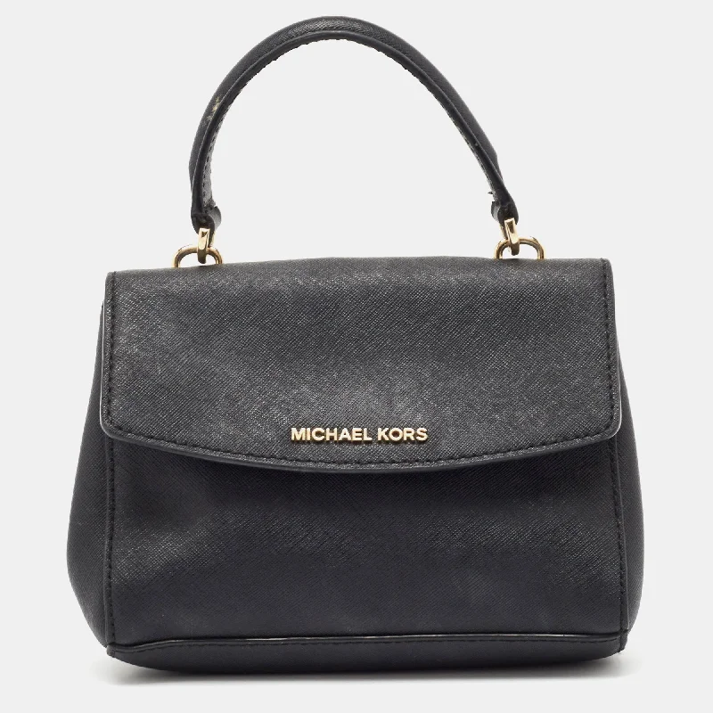 Michael Kors  Leather Mini Ava Top Handle Bag