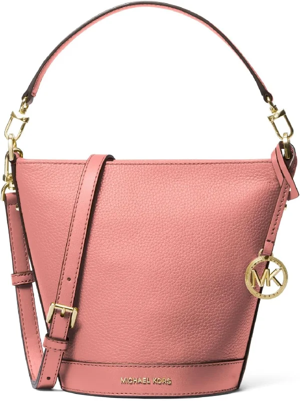 Michael Kors Townsend Small Top Zip Convertible Bucket Crossbody, Sunset Rose