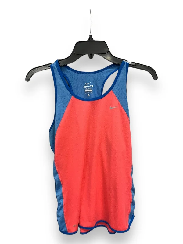 Blue & Orange Athletic Tank Top Nike Apparel, Size M