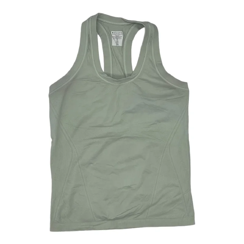 GREEN ATHLETIC TANK TOP by ATHLETA Size:M