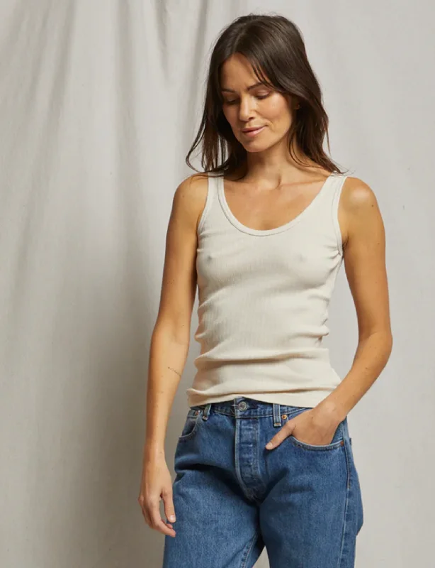 Ella Rib Tank, Sugar