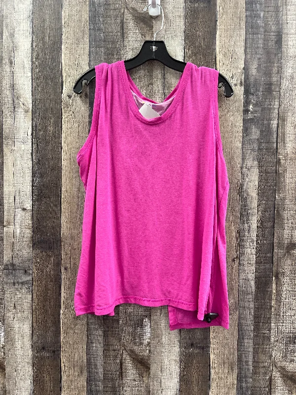 Pink Athletic Tank Top Tek Gear, Size Xl