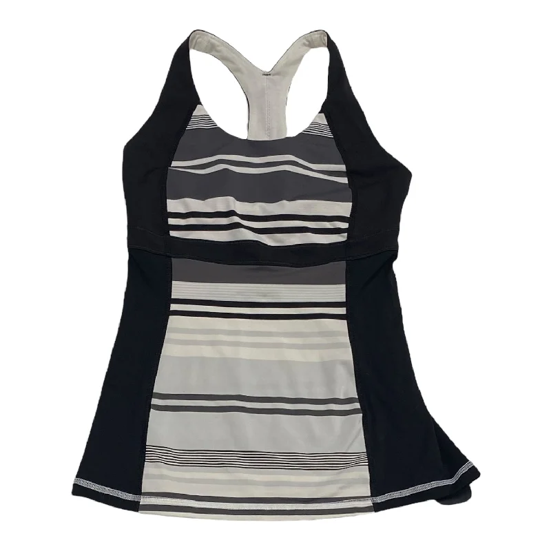 Striped Pattern Athletic Tank Top Lululemon, Size S