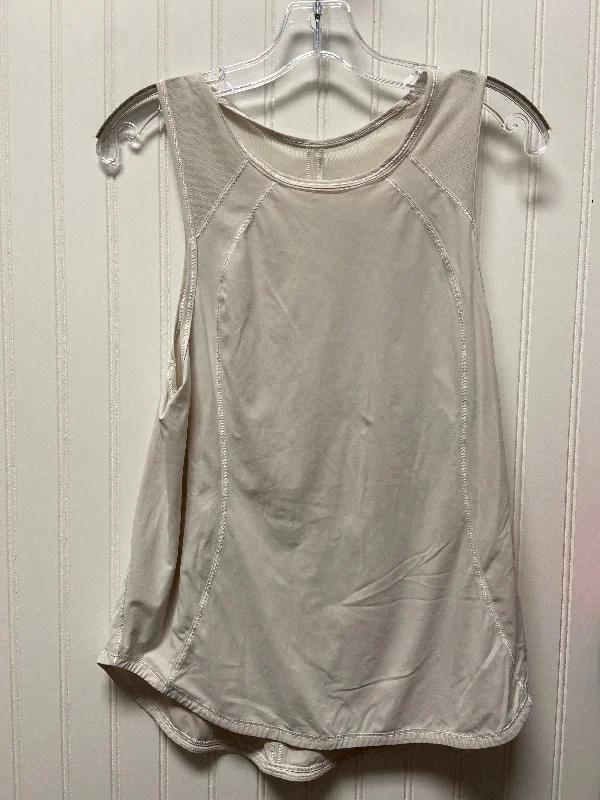 White Athletic Tank Top Lululemon, Size Xs