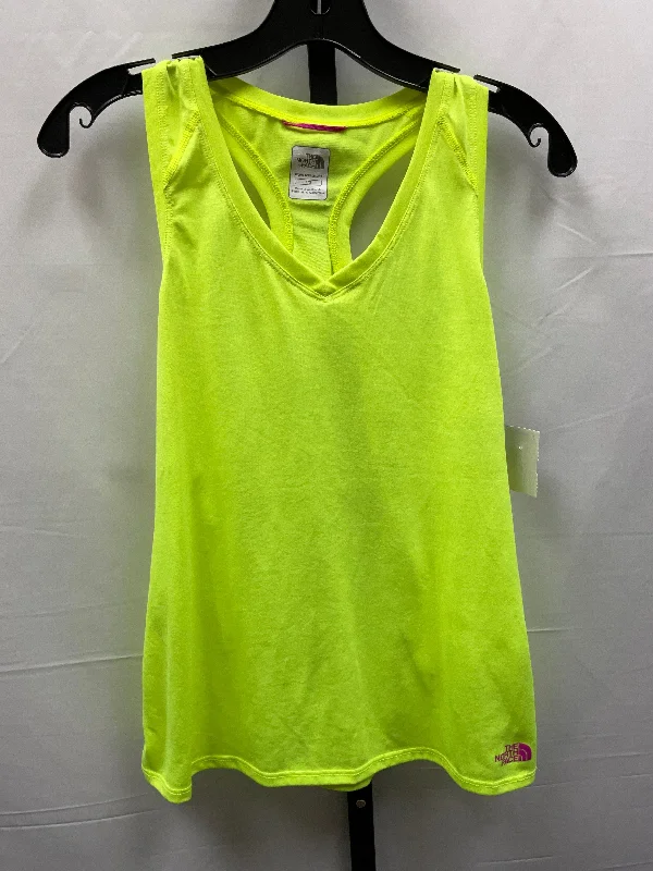 Yellow Athletic Tank Top The North Face, Size L