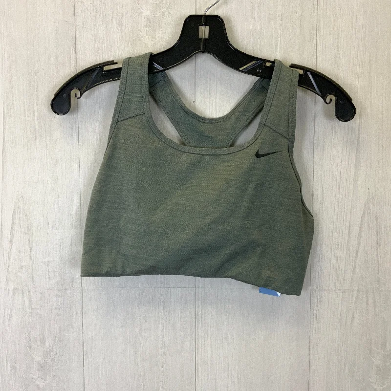 Athletic Bra By Nike Apparel In Grey, Size: L