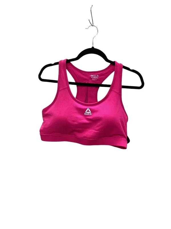 Athletic Bra By Reebok In Pink, Size: Xl