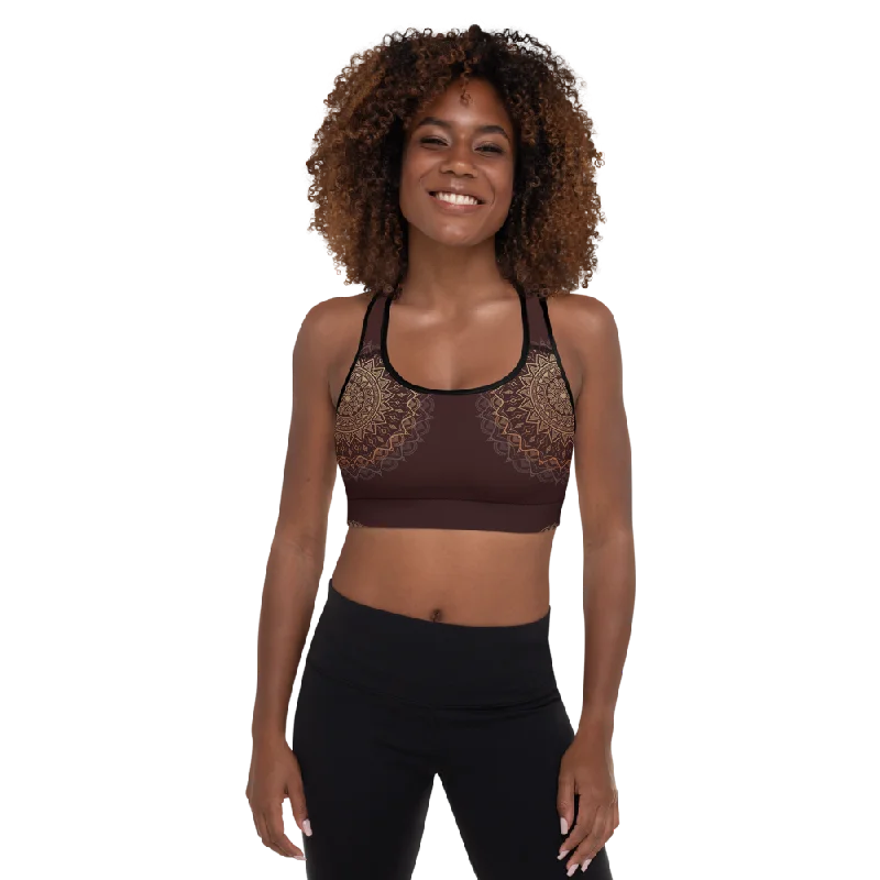 Sandalwood Padded Sports Bra