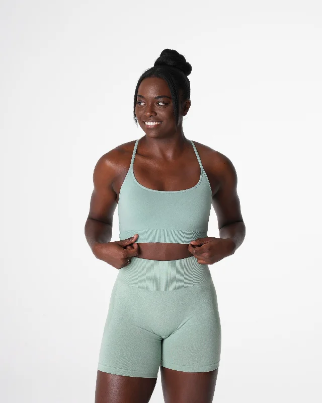 Sage Green Invincible Seamless Bra