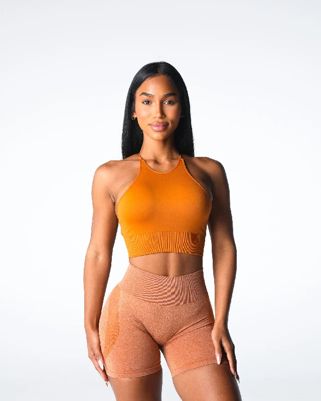 Terracotta Embrace Seamless Bra