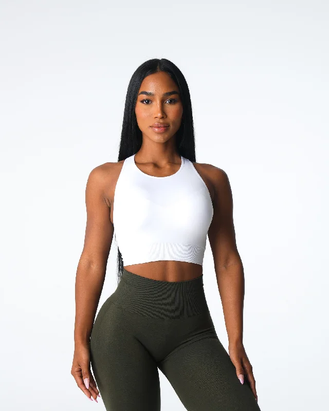 White Resilience Seamless Bra