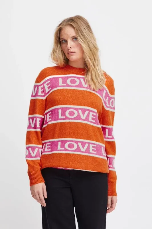 ICHI Love Motif Sweater *FINAL SALE*