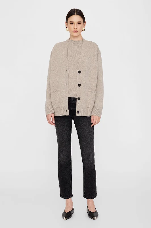 Jackson Cardigan - Brown Cashmere