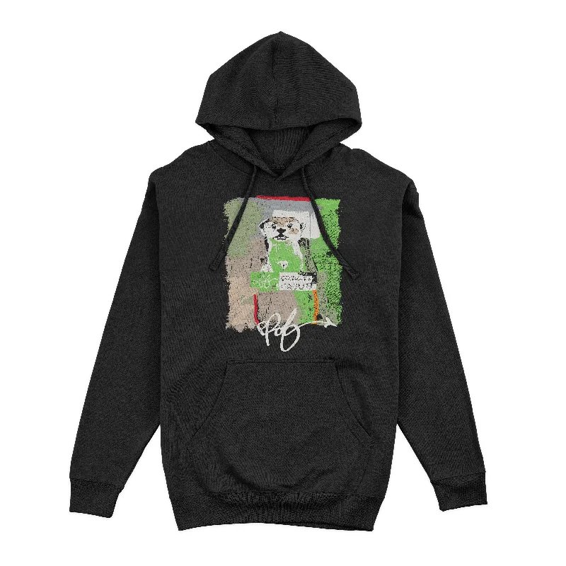 PROF "Otter" Black Pullover Hoodie