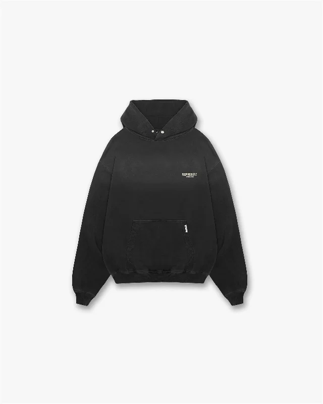 Represent Owners Club Hoodie - Aged Black