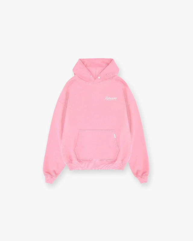 Represent Owners Club Script Hoodie - Pink