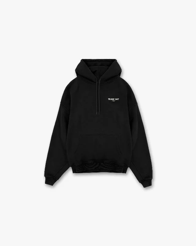 Team 247 Oversized Hoodie - Black