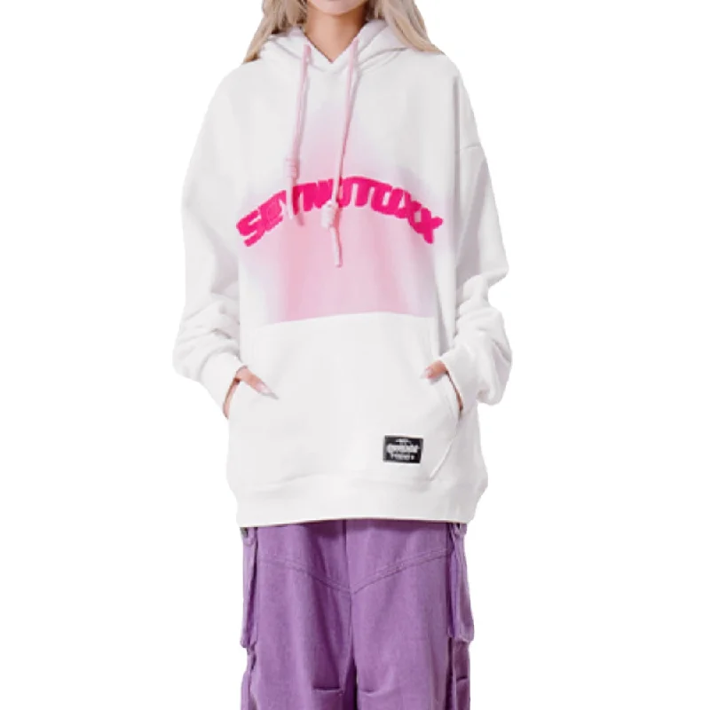 Women's Star Towel Embroidery Gradient Hoodie